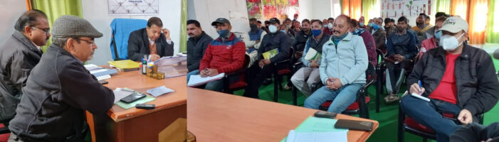 Dir Horticulture reviews functioning of department in Ramban & Udhampur Districts Dir Horticulture reviews functioning of department in Ramban & Udhampur Districts