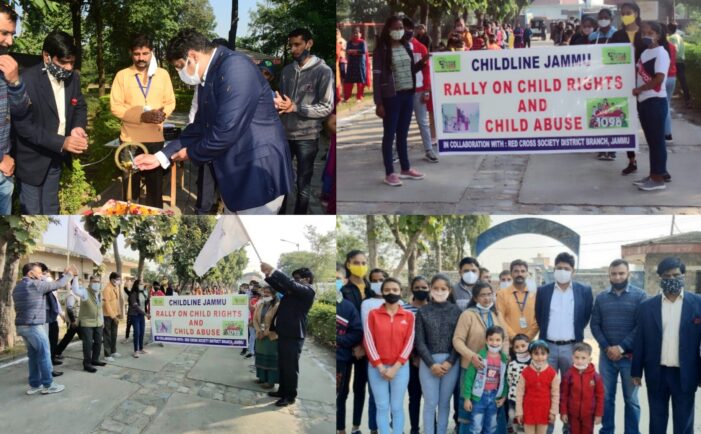 Div Com Jammu flags off Rally on Child rights & child Issues Div Com Jammu flags off Rally on Child rights & child Issues