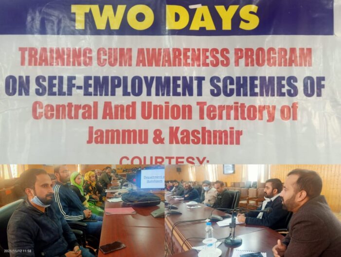 DE&CC’s two days Training cum Awareness Programme concluded in Baramulla DE&CC’s two days Training cum Awareness Programme concluded in Baramulla