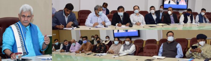 Lt Governor chairs meeting of Secretaries