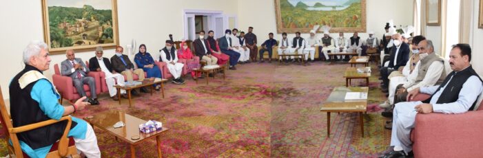 Delegation of Gurjar Desh Charitable Trust calls on Lt Governor Delegation of Gurjar Desh Charitable Trust calls on Lt Governor