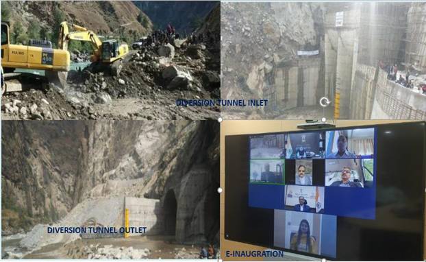 Power Minister inaugurates diversion of Marusudar River at Pakal Dul HE Project (1000 MW) in J&K Power Minister inaugurates diversion of Marusudar River at Pakal Dul HE Project (1000 MW) in J&K