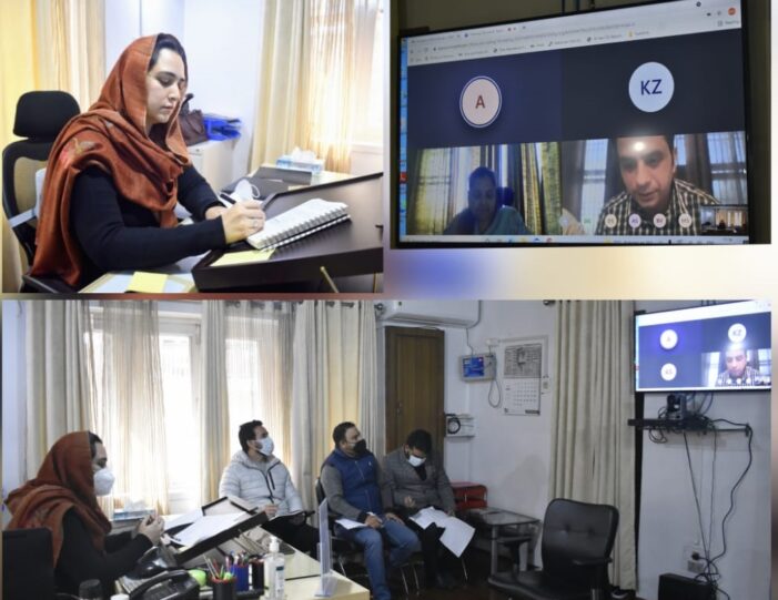 Dr Sehrish reviews progress of JKRLM in Samba Dr Sehrish reviews progress of JKRLM in Samba