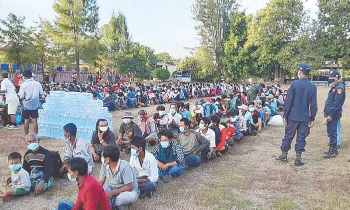 Hundreds flee to Thailand as Myanmar junta clashes with rebels