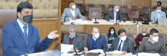 Chief Secretary reviews functioning of PWD Chief Secretary reviews functioning of PWD