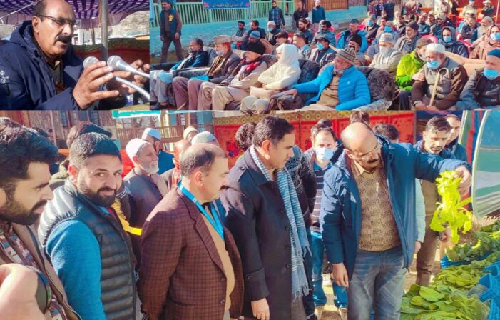 Director Agriculture Kashmir inaugurates Farm Machinery distribution camp at Tangdar Director Agriculture Kashmir inaugurates Farm Machinery distribution camp at Tangdar