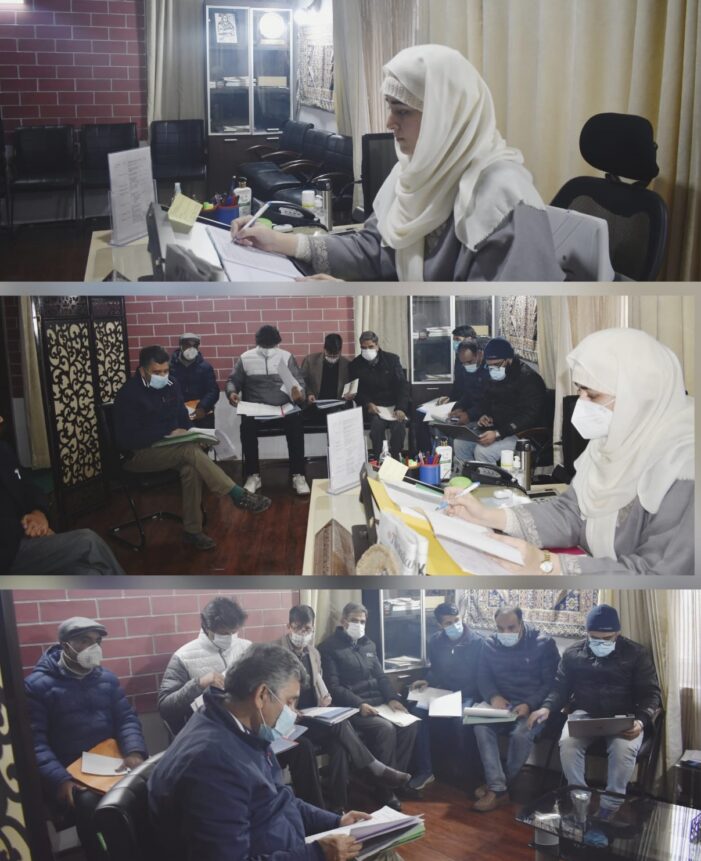 Dr Sehrish reviews the functioning of colleges under RUSA Scheme