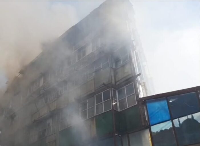 Fire Breaks Out in Srinagar Hotel Fire Breaks Out in Srinagar Hotel