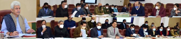Lt Governor chairs high-level meeting on Road Safety