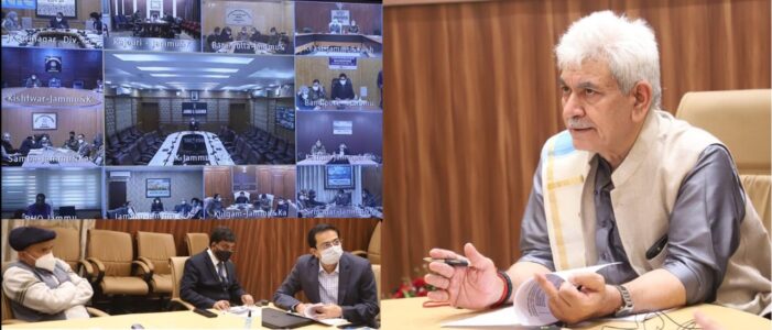 Lt Governor reviews J&K’s COVID-19 situation Lt Governor reviews J&K’s COVID-19 situation