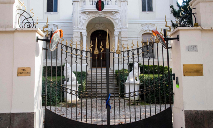 Diplomats scuffle at Afghan embassy in Rome