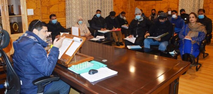 DC Budgam reviews progress on Solid Waste Management in district