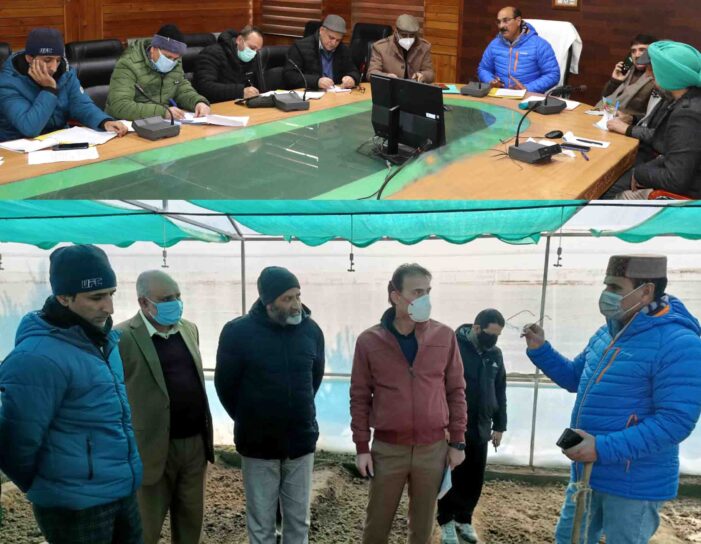 Director Agriculture Kashmir pitches to strengthen single window clearance system