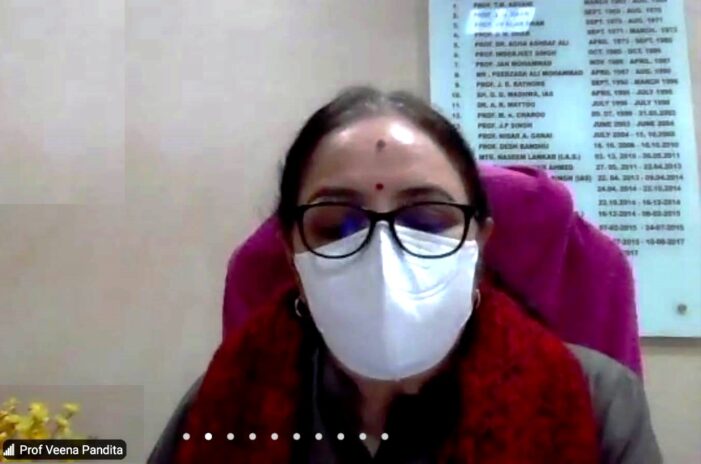 Director SCERT reviews ongoing activities of SCERT across J&K