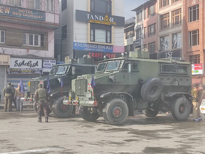 Complete security vigil on the Jan 26 in Srinagar