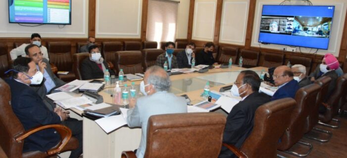 Advisor Bhatnagar reviews roadmap for implementation of NEP-2020 in J&K