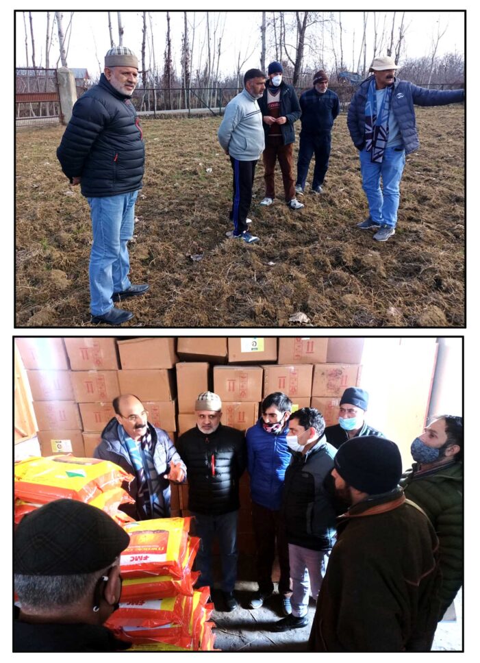 Director Agriculture Kashmir visits SM Farm, Allowpora