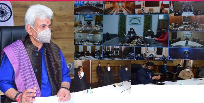 Lt Governor reviews Covid-19 situation in J&K UT