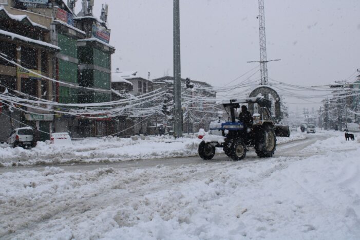 Erratic weather with clouds being predicted in J&K till March 2