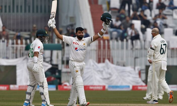 Azhar Ali completes century against Australia in first Test