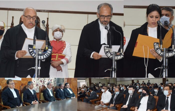 Chief Justice administers oath of office to newly appointed Addl. Judges of High Court