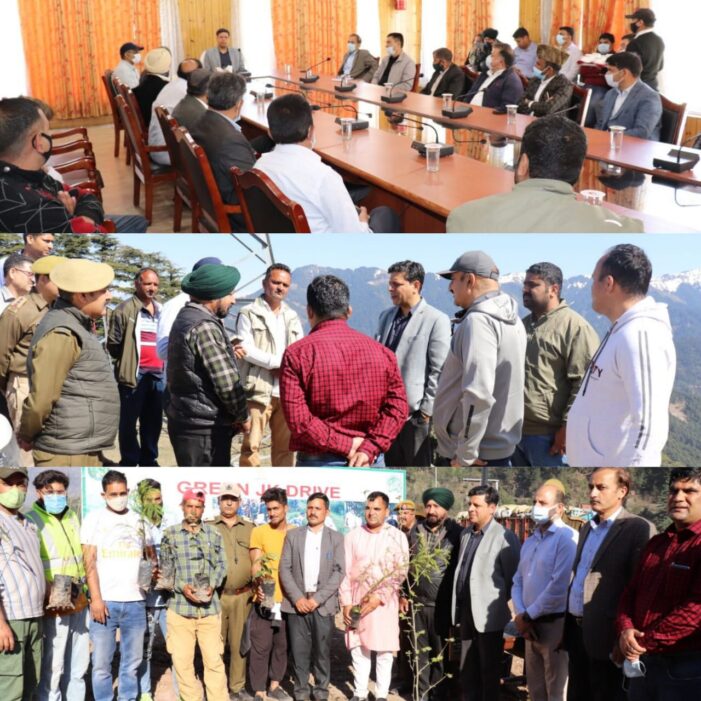 Commissioner Secretary Forest visits Patnitop, Batote; Asks to intensify plantation drives