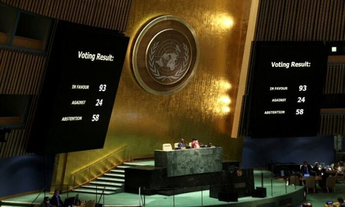 UNGA suspends Russia from rights council
