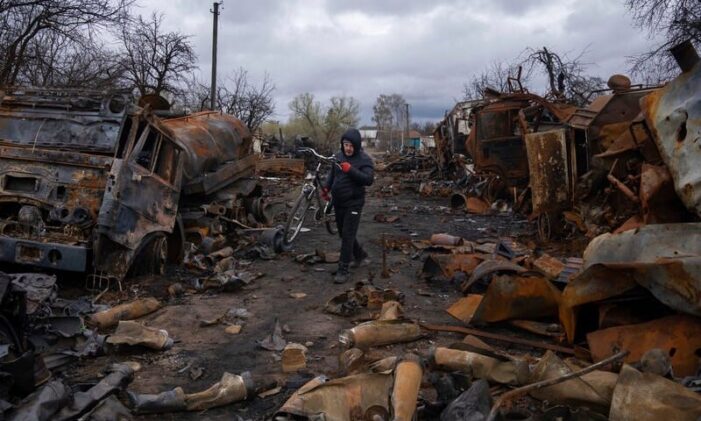 Ukraine says five ‘powerful’ missile strikes hit Lviv