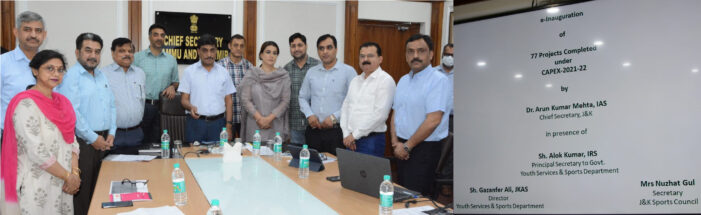 CS e-inaugurates 77 sports projects, dedicates them to youth