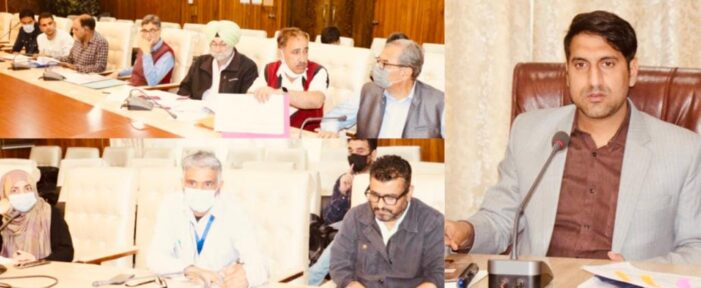 DC Srinagar reviews progress of developmental works under NABARD, SAMAGRA SHIKSHA