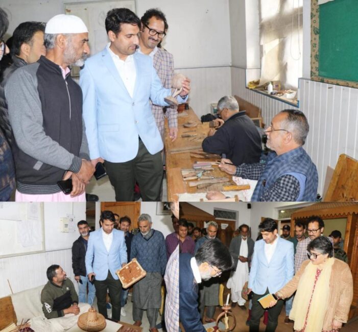 DC Srinagar visits Design Development Institute, Craft Museum
