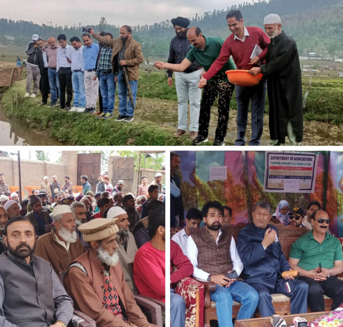 Director Agriculture inaugurates Farmer Outreach Program at Kalaroos, Kupwara