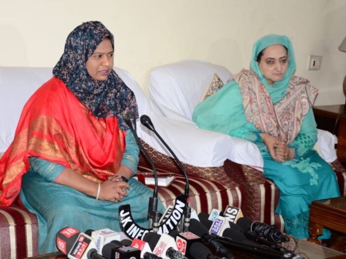 Govt committed to welfare of minorities in J&K: Syed Shahezadi