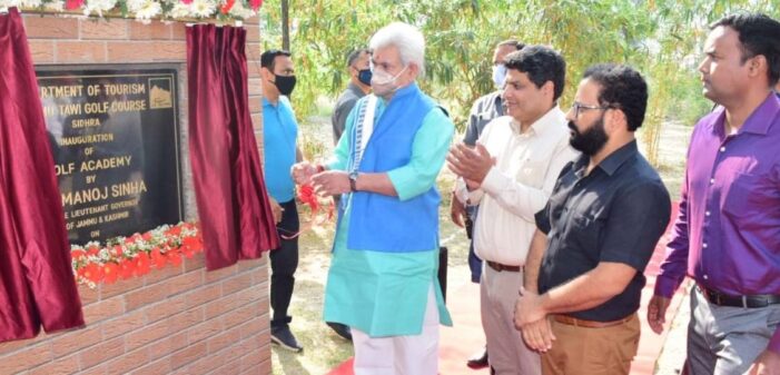 Lt Governor inaugurates Golf Training Academy at Jammu Tawi Golf Course