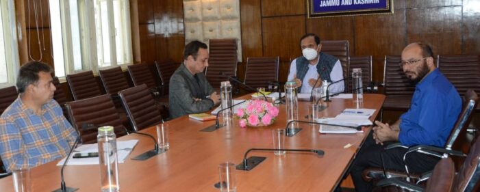 Advisor Bhatnagar reviews performance of JKRTC