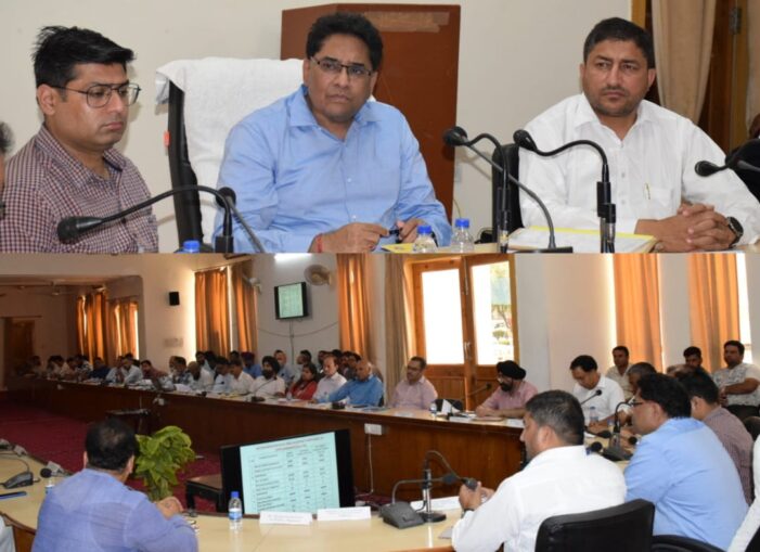 Ashok Parmar visits Rajouri; reviews development projects