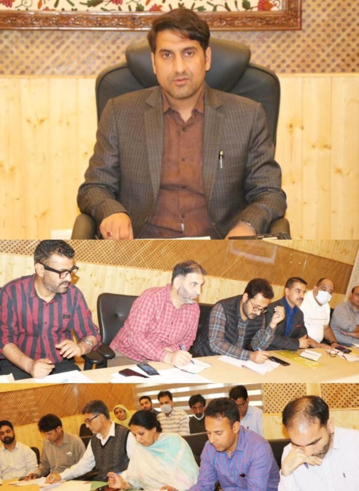 DC Srinagar reviews progress on implementation of Aspirational Block Development Programme