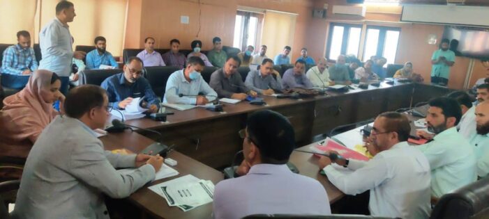 DG Horticulture, Kashmir chairs review meeting of department