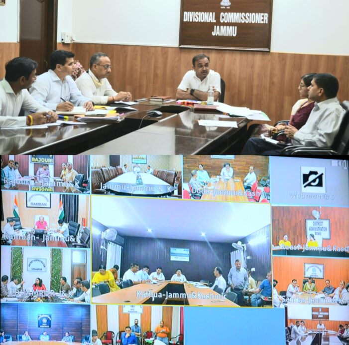 Div Com Jammu reviews functioning of Revenue Deptt