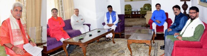 Lt Governor Meets BJP Delegation