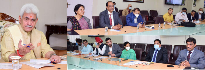 Lt Governor reviews progress of Jal Jeevan Mission & Swachh Bharat Mission (Grameen)