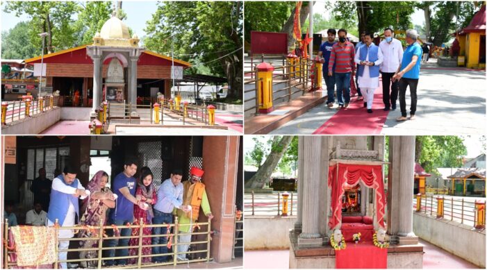 Union MoS visits Ganderbal, inspects functioning of Tulmulla Dairy Cooperative Society