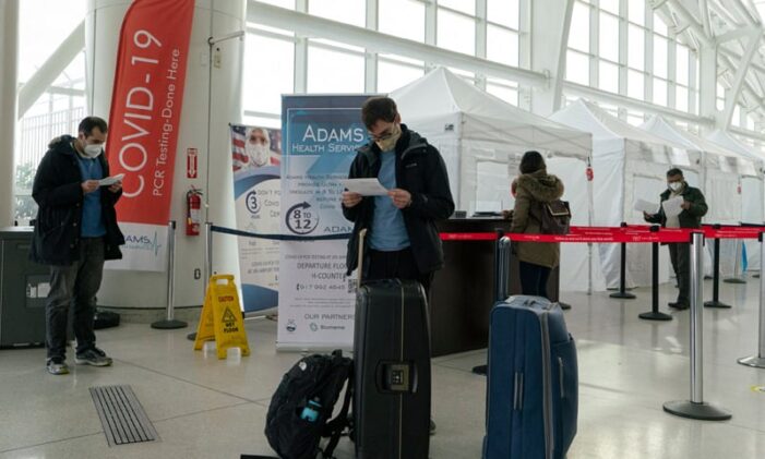 US to drop Covid tests for incoming air travellers