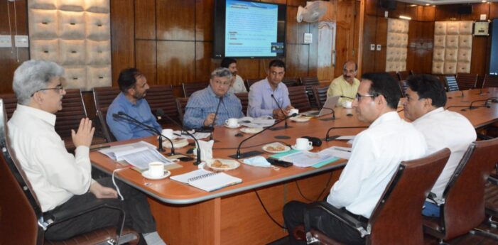 Atal Dulloo chairs meeting to discuss implementation of horticulture schemes in J&K under NHB