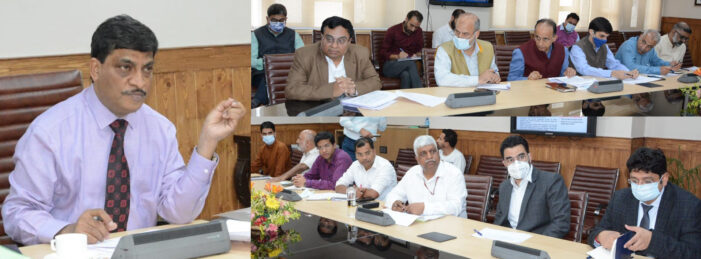 CS reviews ongoing infrastructure projects in J&K
