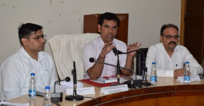 Comm Secy Revenue visits Rajouri, reviews functioning of Revenue Deptt