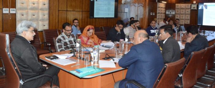 Dulloo reviews progress on devising action plan for promotion of Commercial Floriculture across J&K