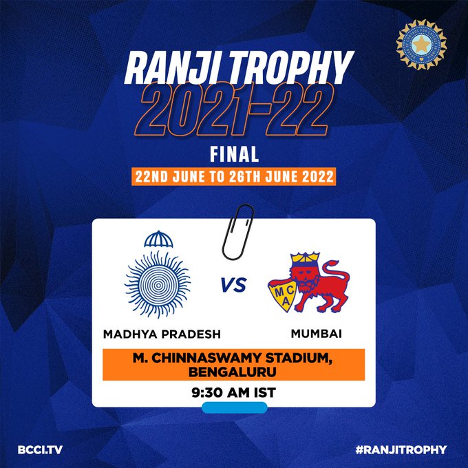 Ranji Trophy 2021-22, Final: Mumbai Seek Unprecedented 42nd Title, Madhya Pradesh Aim Maiden Glory
