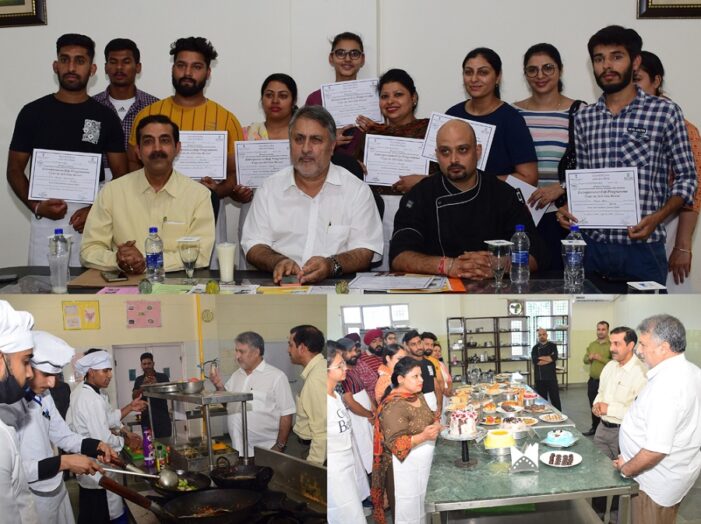 Dr Samoon visits Food Craft Institute, Jammu; Inaugurates FCIs’ online admission portal