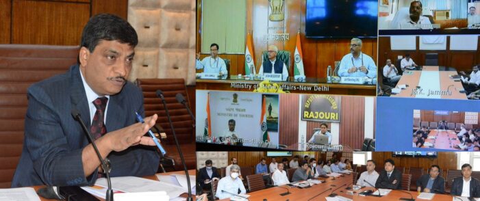 Union Home Secretary reviews PMDP projects under Implementation in UT of J&K
